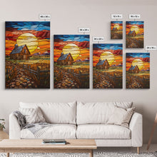 Carregar imagem no visualizador da galeria, Autumn Art, Farm House Wall Art, Abstract Art, Canvas Print, Wall Hanging, Portrait Art, Anniversary Gift, Southern Decor, Office Prints