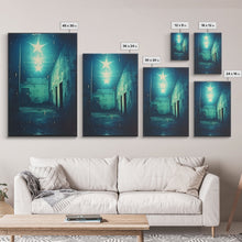 Carregar imagem no visualizador da galeria, Abandoned Building, Spooky Art Print, Horror Home Decor, Canvas Print, Wall Hanging, Portrait Art, Anniversary Gift, Tiny House Decor