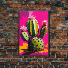 Carregar imagem no visualizador da galeria, Cactus Print - Cactus Wall Art - Cactus Decor - Modern Desert Print - Southwestern Decor - Cactus Decor - Bright Wall Art - Pop Art Style
