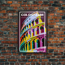 Cargar imagen en el visor de la galería, Colosseum, Rome Wall Art, Italy Travel Poster, Europe Wall Art, Travel Wall Print, Travel Poster, Travel Wall Art, Canvas Wall Print