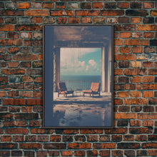 Carregar imagem no visualizador da galeria, Abandoned House, Scary Wall Art, Haunted House Art, Canvas Print, Wall Hanging, Portrait Art, Entryway Prints, Bookshelf Decor, Office Print