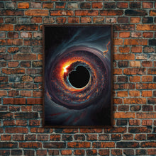 Carregar imagem no visualizador da galeria, Eye Of the Storm, Galaxy art, framed canvas print, unique space decor