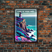 Carregar imagem no visualizador da galeria, Cape Of Good Hope, Hungary, European Wall Art, Lighthouse, Travel Wall Print, Travel Poster, Travel Wall Art, Canvas Wall Print