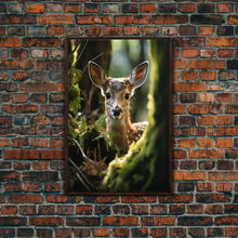 Load image into Gallery viewer, Deer Wall Art, Animal Wall Art, Wildlife Art, Canvas Print, Wall Art, Vertical Art, Country Home Decor, New Home Gift Ideas, RV Wall Decor