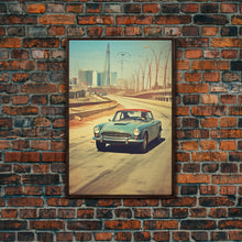 Cargar imagen en el visor de la galería, Classic Car Wall Art, Canvas Print, Wall Hanging, Portrait Art, Car Lover Gift, Sports Car Wall Art, Appreciation Gift, Apartment Wall Decor