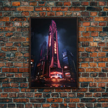 Carregar imagem no visualizador da galeria, Asian Wall Art, City Wall Art, Japanese Wall Art, Canvas Print, Wall Hanging, Portrait Art, Dining Room Decor, Bedroom Prints , Couples Gift