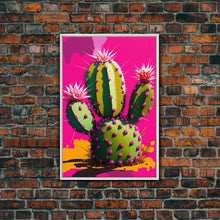 Carregar imagem no visualizador da galeria, Cactus Print - Cactus Wall Art - Cactus Decor - Modern Desert Print - Southwestern Decor - Cactus Decor - Bright Wall Art - Pop Art Style