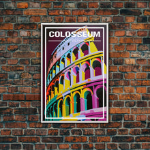Cargar imagen en el visor de la galería, Colosseum, Rome Wall Art, Italy Travel Poster, Europe Wall Art, Travel Wall Print, Travel Poster, Travel Wall Art, Canvas Wall Print