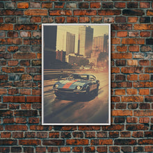 Carregar imagem no visualizador da galeria, Car Wall Art, Classic Car Wall Art, Canvas Print, Wall Hanging, Portrait Art, Car Lover Gift, Man Cave Art, Living Room Print, Bookshelf Art