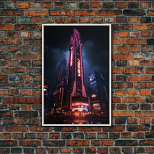 Carregar imagem no visualizador da galeria, Asian Wall Art, City Wall Art, Japanese Wall Art, Canvas Print, Wall Hanging, Portrait Art, Dining Room Decor, Bedroom Prints , Couples Gift