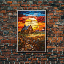 Carregar imagem no visualizador da galeria, Autumn Art, Farm House Wall Art, Abstract Art, Canvas Print, Wall Hanging, Portrait Art, Anniversary Gift, Southern Decor, Office Prints