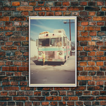 Carregar imagem no visualizador da galeria, Bus, Urban Wall Art, City Art Print, Canvas Print, Wall Hanging, Portrait Art, Urban Art, Apartment Wall Decor, Family Room Art, RV Decor