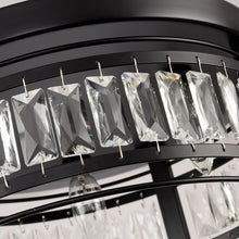 Carregar imagem no visualizador da galeria, 3-Light Modern Crystal Flush Mount Ceiling Light