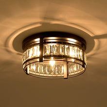 Carregar imagem no visualizador da galeria, 3-Light Modern Crystal Flush Mount Ceiling Light
