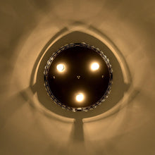 Carregar imagem no visualizador da galeria, 3-Light Modern Crystal Flush Mount Ceiling Light