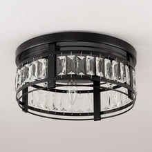 Carregar imagem no visualizador da galeria, 3-Light Modern Crystal Flush Mount Ceiling Light