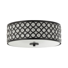 Carregar imagem no visualizador da galeria, 3-Light Modern LED Flush Mount Light with Crystal