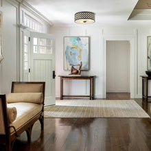 Carregar imagem no visualizador da galeria, 3-Light Modern LED Flush Mount Light with Crystal