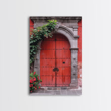 Cargar imagen en el visor de la galería, Change3 Indian Wall Art, Colorful Indian Doors, Framed Canvas Print, Painting Print, Traditional Hindu Architecture, Ready To Hang