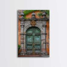 Cargar imagen en el visor de la galería, Change23 Hacienda Architecture Framed Canvas Print, Mexican Wall Art, Art of Mexico, Original Artwork, Wood Framed Ready To Hang