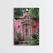 Cargar imagen en el visor de la galería, Change675 Architecture Print, 19th Century Architecture Photography, Mexico City Wall Art, Wood Framed Canvas Print