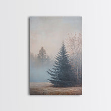 Carregar imagem no visualizador da galeria, Canvas Print of an Autumn Tree on a Serene Path, Fall Wall Art, Best Gift Idea, Seasonal Decor, Modern Farmhouse, Autumn Landscape Art