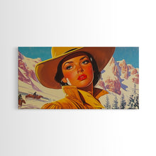 Carregar imagem no visualizador da galeria, Framed Canvas Print autumn meets winter with vibrant fall trees snow-covered fields, seasonal art a unique blend of autumn winter decor