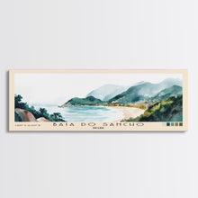 Load image into Gallery viewer, Baía do Sancho, Brazil Watercolor Beach Print, Vacation Gift, Brazil Wall Art, Beach Painting, Beach Decor, Beach Painting