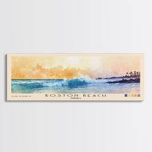 Load image into Gallery viewer, Boston Beach, Jamaica Watercolor Beach Print, Vacation Gift, Jamaica Wall Art, Beach Painting, Beach Decor, Beach Painting