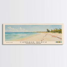 Carregar imagem no visualizador da galeria, Cabbage Beach, Paradise Island, Bahamas Watercolor Beach Print, Vacation Gift, Paradise Island, Bahamas Wall Art, Framed Canvas Print, Framed Beach Painting