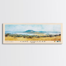 Load image into Gallery viewer, Cape Maclear, Malawi Watercolor Print, Vacation Gift, Malawi Wall Art, Beach Painting, Beach Decor, Large Wall Art, Wood Frame Art