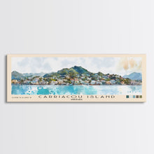 Load image into Gallery viewer, Carriacou Island, Grenada Watercolor Beach Print, Vacation Gift, Grenada Wall Art, Beach Painting, Beach Decor, Beach Painting