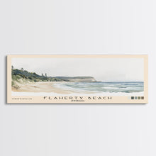 Load image into Gallery viewer, Flaherty Beach, Australia Watercolor Print, Vacation Gift, Australia Wall Art, Beach Painting, Beach Decor, Large Wall Art, Wood Frame Art