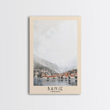 Load image into Gallery viewer, Banje, Croatia Watercolor Print, Vacation Gift, Croatia Wall Art, Beach Painting, Beach Decor, Large Wall Art, Wood Frame Art