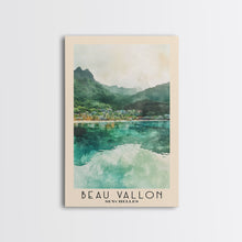 Load image into Gallery viewer, Beau Vallon, Seychelles Watercolor Beach Print, Vacation Gift, Seychelles Wall Art, Beach Painting, Beach Decor, Beach Painting
