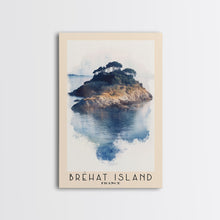 Load image into Gallery viewer, Bréhat Island, France Watercolor Beach Print, Vacation Gift, France Wall Art, Beach Painting, Beach Decor, Beach Painting