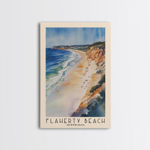 Load image into Gallery viewer, Flaherty Beach, Australia Watercolor Print, Vacation Gift, Australia Wall Art, Beach Painting, Beach Decor, Large Wall Art, Wood Frame Art
