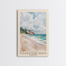 Load image into Gallery viewer, Folkestone Beach, Barbados Watercolor Beach Print, Vacation Gift, Barbados Wall Art, Beach Painting, Beach Decor, Beach Painting