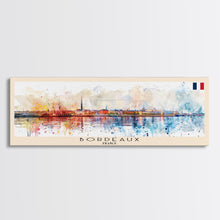 Load image into Gallery viewer, Borås Sweden Travel Art, City Art, Framed Canvas Print or Metal Wall Art, Europe Travel Poster, Panoramic Wall Art, Extra Wide Wall Art