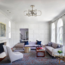 Carregar imagem no visualizador da galeria, 30" Theron Modern DC Motor Downrod Mount Reversible Ceiling Fan with LED Lighting and Remote Control