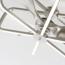 Carregar imagem no visualizador da galeria, 30" Theron Modern DC Motor Downrod Mount Reversible Ceiling Fan with LED Lighting and Remote Control