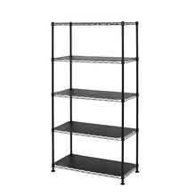 Load image into Gallery viewer, 14" x 30" x 60" 5-Tier Wire Rack - Black