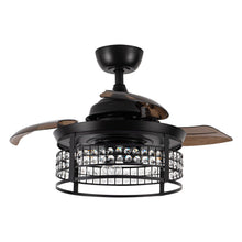 Carregar imagem no visualizador da galeria, 36" 3 Blades Modern Ceiling Fan with Lighting and Remote Control