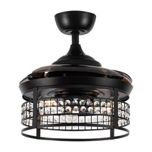 Carregar imagem no visualizador da galeria, 36" 3 Blades Modern Ceiling Fan with Lighting and Remote Control