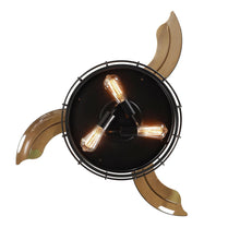 Carregar imagem no visualizador da galeria, 36" Pickett Industrial Downrod Mount Ceiling Fan with Lighting and Remote Control