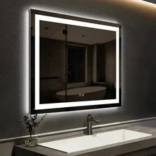 Carregar imagem no visualizador da galeria, 36 x 24 Inch Center Glow LED Bathroom Mirror