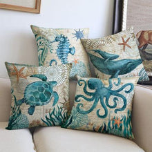 Load image into Gallery viewer, Sea Life Cushion Covers