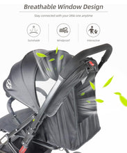 Load image into Gallery viewer, Baby Stroller, Lightweight Stroller w/Snack Tray, Footmuff, Raincover, Cup Holder & Travelbag, Toddler Stroller Folding with One Hand, Travel Stroller