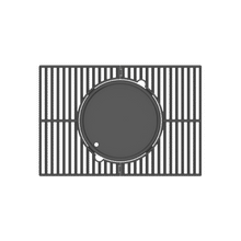 Load image into Gallery viewer, Multifunction Cast Iron Grill Grate for 3-Burner Grill