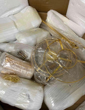 Carregar imagem no visualizador da galeria, AHOCI Modern Crystal Chandelier, Luxury Gold Crystal Hanging Ceiling Light Contemporary Large Raindrop Pendant Chandelier for Living Room Dining Room